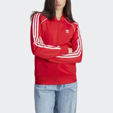 adidas dames jack rood|Trainingsjacks en trainingsvesten .